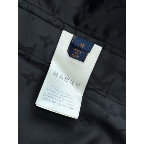 LV 2025SS Monogram Shirt Short Sleeves