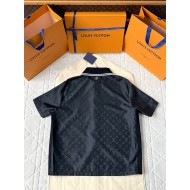 LV 2025SS Monogram Shirt Short Sleeves