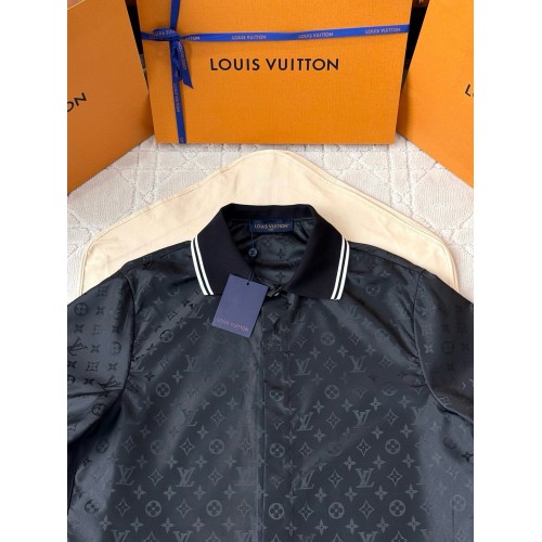 LV 2025SS Monogram Shirt Short Sleeves
