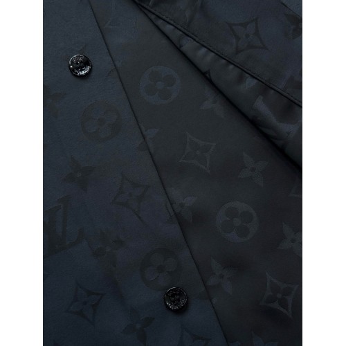 LV 2025SS Monogram Shirt Short Sleeves