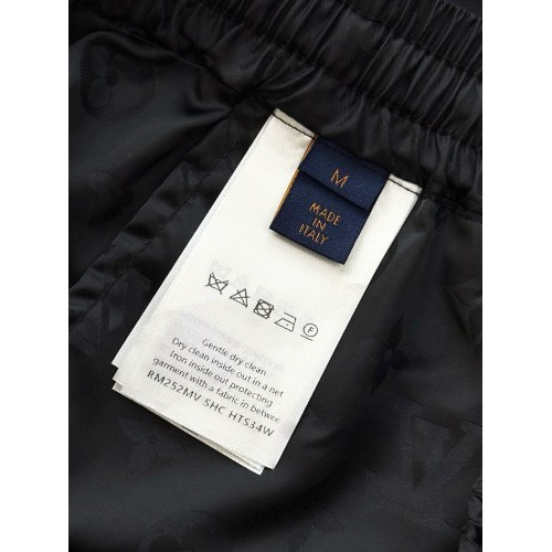 LV 2025SS Monogram Shorts - Black