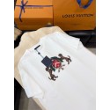 LV 2025SS Pearl and Diamond Embroidered Short Sleeve - White LV 2025SS Pearl and Diamond Embroidered Short Sleeve - White