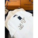 LV 2025SS Pearlescent Gauze Badge Short Sleeve LV 2025SS Pearlescent Gauze Badge Short Sleeve