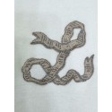 LV 2025SS Pearlescent Gauze Badge Short Sleeve LV 2025SS Pearlescent Gauze Badge Short Sleeve