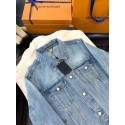 LV 2025SS Pocket Embroidery Washed Denim Jacket - Light Blue LV 2025SS Pocket Embroidery Washed Denim Jacket - Light Blue