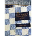 LV 2025SS Pocket Embroidery Washed Jeans - Light Blue LV 2025SS Pocket Embroidery Washed Jeans - Light Blue
