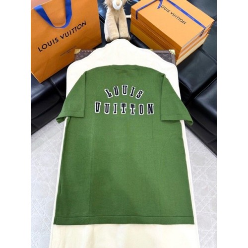 LV 2025SS Puppy Wool Short Sleeves