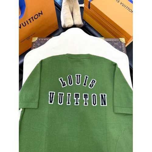 LV 2025SS Puppy Wool Short Sleeves LV 2025SS Puppy Wool Short Sleeves