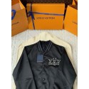 LV 2025SS Rhinestone Coat Jacket - Black LV 2025SS Rhinestone Coat Jacket - Black