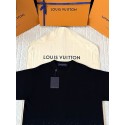 LV 2025SS Rhinestone Gradient Short Sleeve - Black