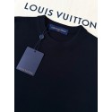 LV 2025SS Rhinestone Gradient Short Sleeve - Black