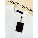 LV 2025SS Rhinestone Gradient Short Sleeve - White