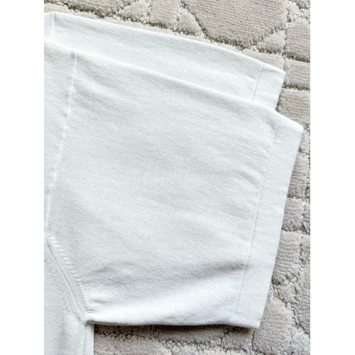 LV 2025SS Rhinestone Gradient Short Sleeve - White