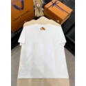 LV 2025SS Skateboard Print Short Sleeve - White LV 2025SS Skateboard Print Short Sleeve - White