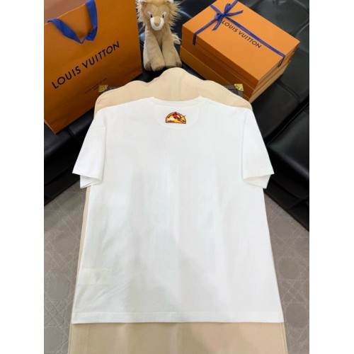LV 2025SS Skateboard Print Short Sleeve - White