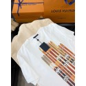 LV 2025SS Skateboard Print Short Sleeve - White LV 2025SS Skateboard Print Short Sleeve - White