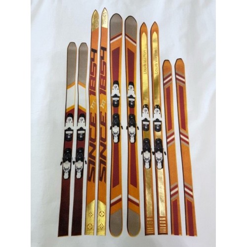 LV 2025SS Skateboard Print Short Sleeve - White LV 2025SS Skateboard Print Short Sleeve - White