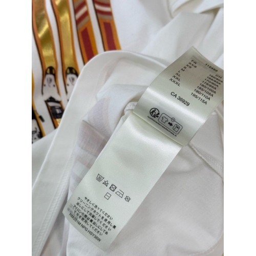 LV 2025SS Skateboard Print Short Sleeve - White LV 2025SS Skateboard Print Short Sleeve - White