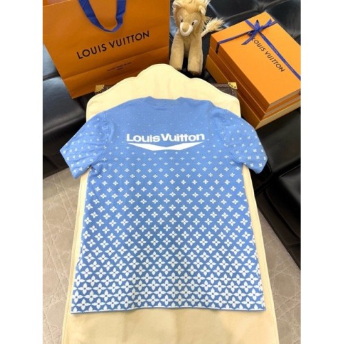 LV 2025SS Ski Series Ski Knitted Short Sleeve