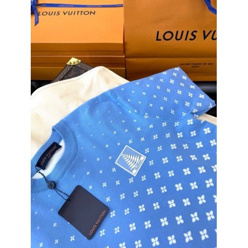 LV 2025SS Ski Series Ski Knitted Short Sleeve LV 2025SS Ski Series Ski Knitted Short Sleeve