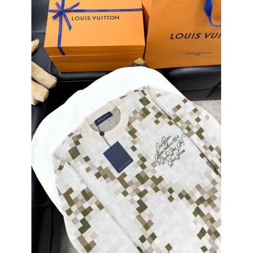 LV 2025SS Snake Year Colorful Checkerboard Sweater LV 2025SS Snake Year Colorful Checkerboard Sweater