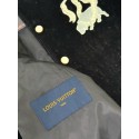LV 2025SS Year of the Snake Embroidered Velvet Baseball Jacket LV 2025SS Year of the Snake Embroidered Velvet Baseball Jacket
