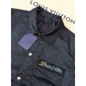 LV 25SS Black Tricolor Jacquard Jacket