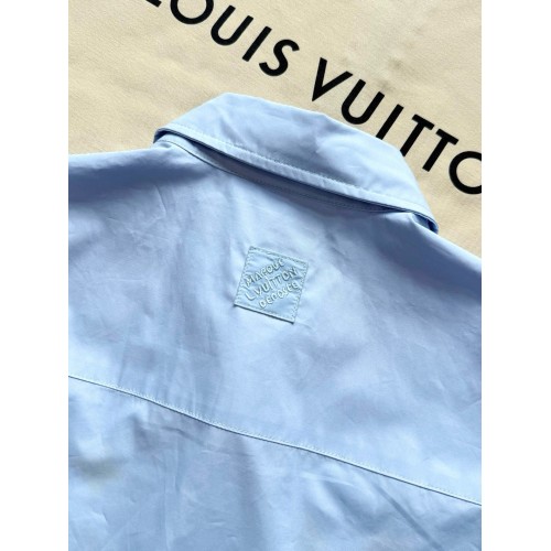 LV 25SS Colorful Hollow Embossed Shirt