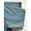 LV 25SS Custom-Dyed Denim Short-Sleeves with Pocket Embroidery LV 25SS Custom-Dyed Denim Short-Sleeves with Pocket Embroidery