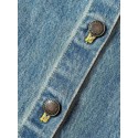 LV 25SS Custom-Dyed Denim Short-Sleeves with Pocket Embroidery LV 25SS Custom-Dyed Denim Short-Sleeves with Pocket Embroidery