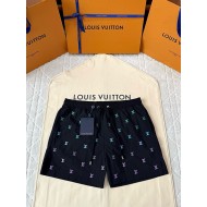 LV 25SS Gradient Embroidered Beach Shorts