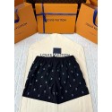 LV 25SS Gradient Embroidered Beach Shorts