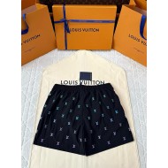 LV 25SS Gradient Embroidered Beach Shorts
