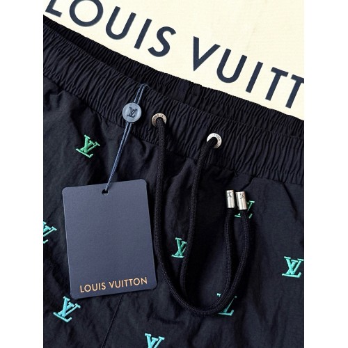 LV 25SS Gradient Embroidered Beach Shorts