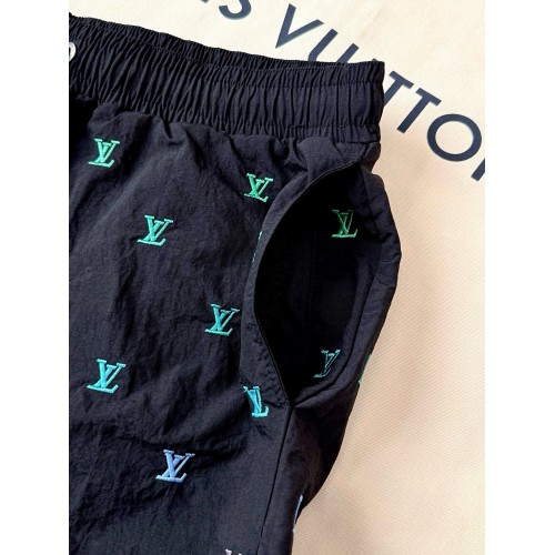 LV 25SS Gradient Embroidered Beach Shorts