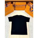LV 25SS New Women's Logo Short Sleeve - Black LV 25SS New Women's Logo Short Sleeve - Black