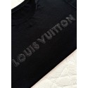 LV 25SS New Women's Logo Short Sleeve - Black LV 25SS New Women's Logo Short Sleeve - Black
