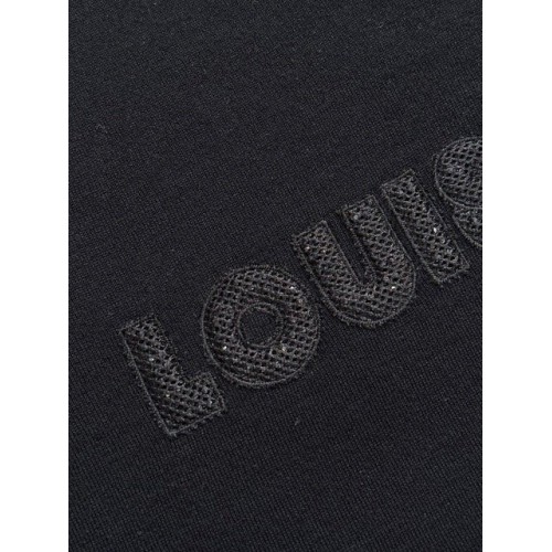 LV 25SS New Women's Logo Short Sleeve - Black LV 25SS New Women's Logo Short Sleeve - Black