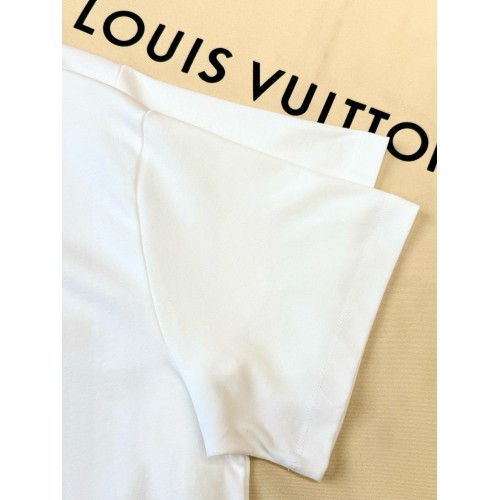 LV 25SS Sailing Resort Series Metal Button Scarf Short Sleeve