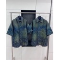 LV Aranya Show Gradient Denim Shirt LV Aranya Show Gradient Denim Shirt