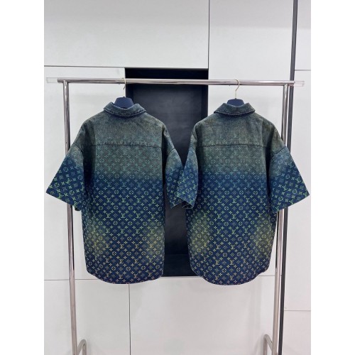 LV Aranya Show Gradient Denim Shirt LV Aranya Show Gradient Denim Shirt