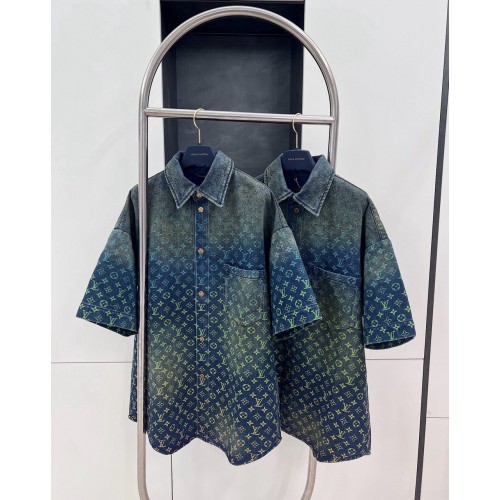 LV Aranya Show Gradient Denim Shirt LV Aranya Show Gradient Denim Shirt
