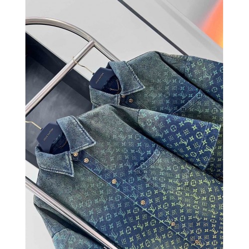 LV Aranya Show Gradient Denim Shirt LV Aranya Show Gradient Denim Shirt