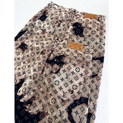 LV Autumn and Winter New Bonfire Jeans LV Autumn and Winter New Bonfire Jeans