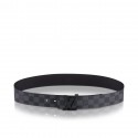 LV Belt Graphite - Monogram