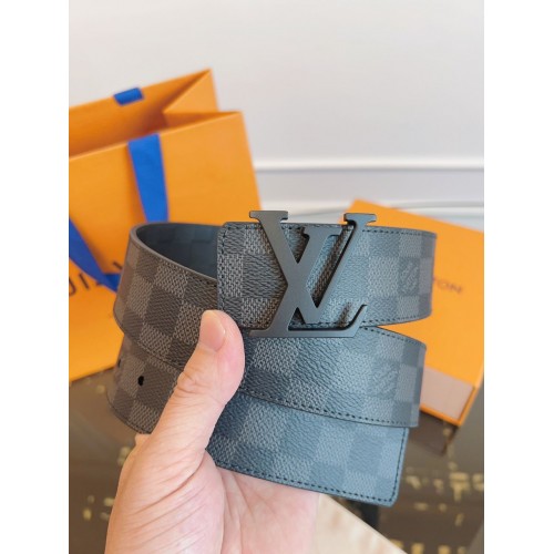 LV Belt Graphite - Monogram