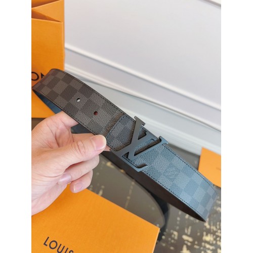 LV Belt Graphite - Monogram