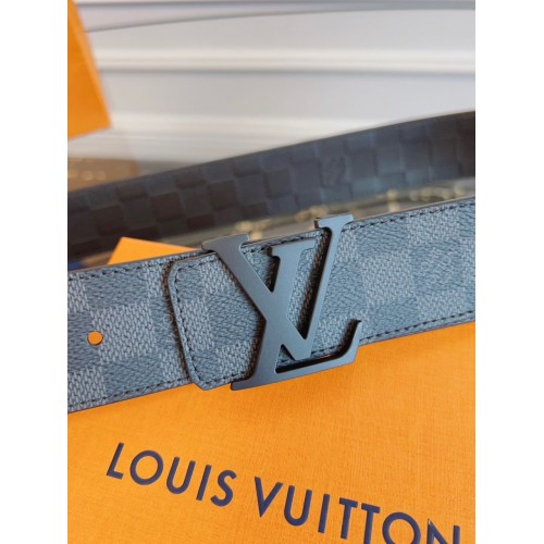 LV Belt Graphite - Monogram