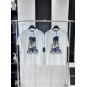 LV Cartoon Character Knitted Short Sleeve - White