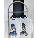 LV Cartoon Character Knitted Short Sleeve - White